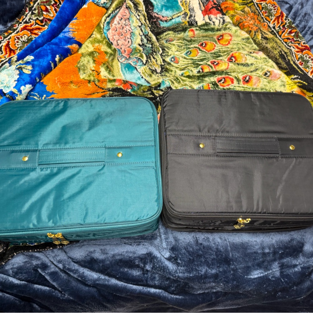 Bundle of 2 Joy Mangano jewelry carry cases